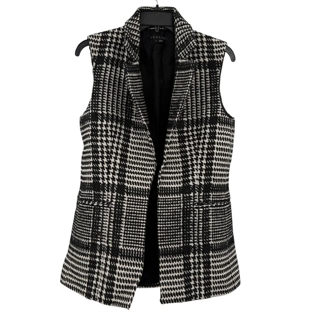 Theory Eldora Graphic‎ Vest Women Size 4
